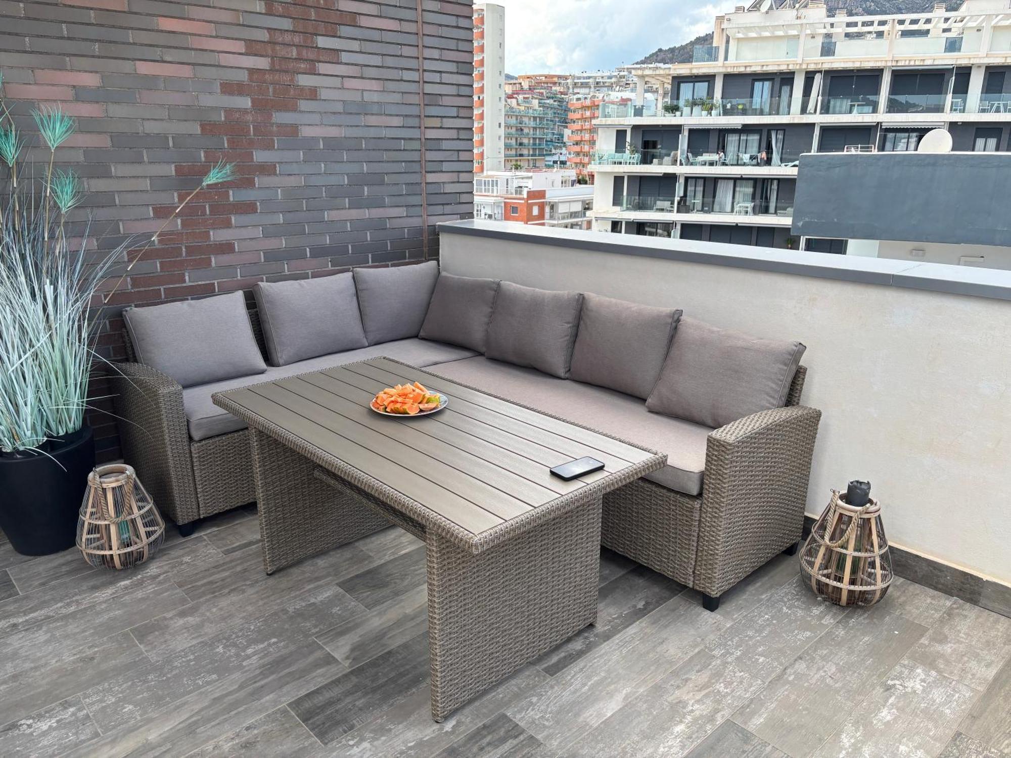 Isea Penthouse Calpe Apartment Bagian luar foto